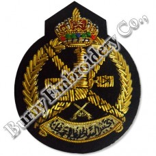Masqat Bullion Blazer Hands Embroidery Badges